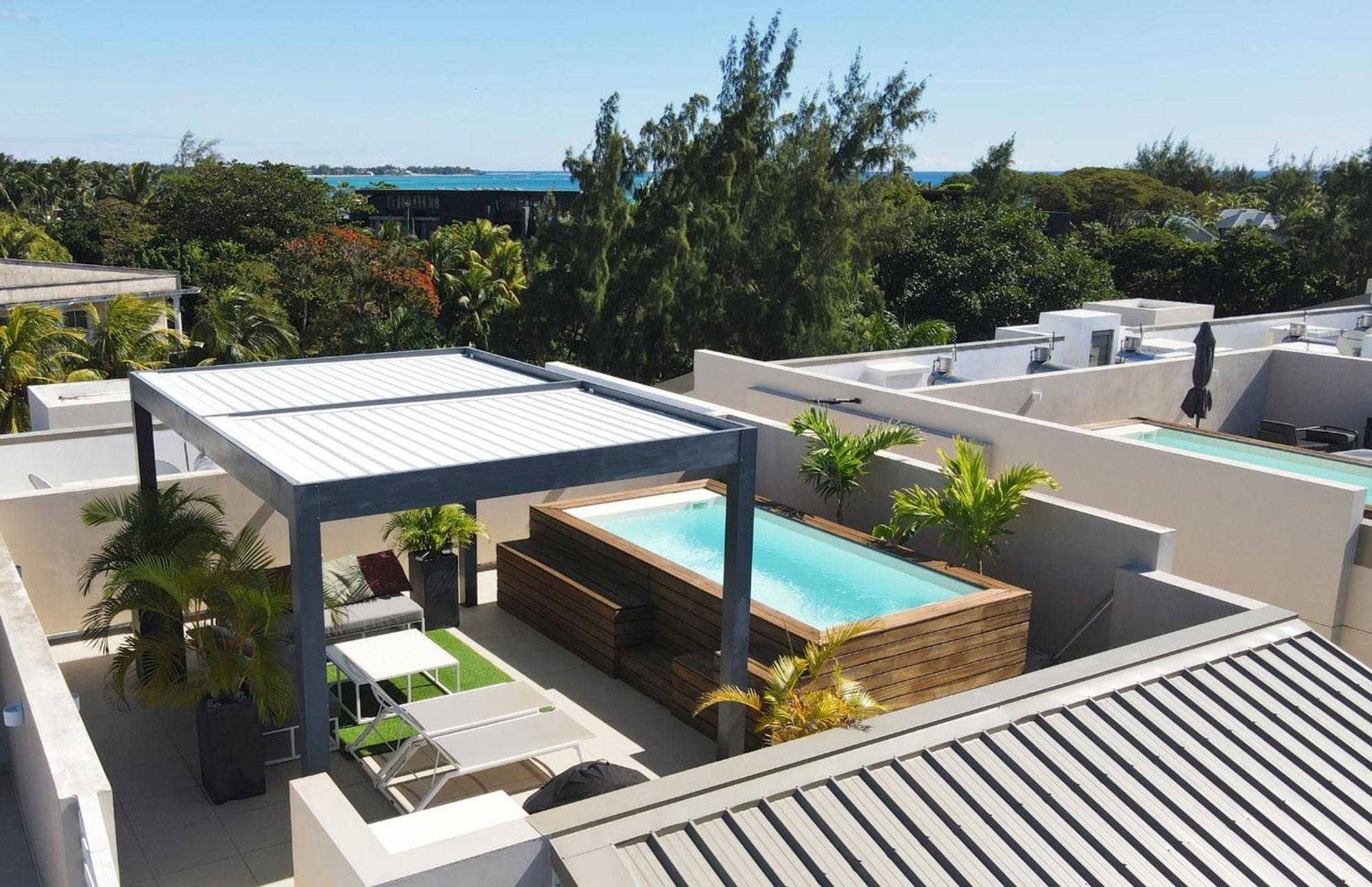 Eden-2 Bedrooms With Private Rooftop Terrace & Pool, Access To Private Beachclub, Ki Residences, Pereybere - Managed By Ksn