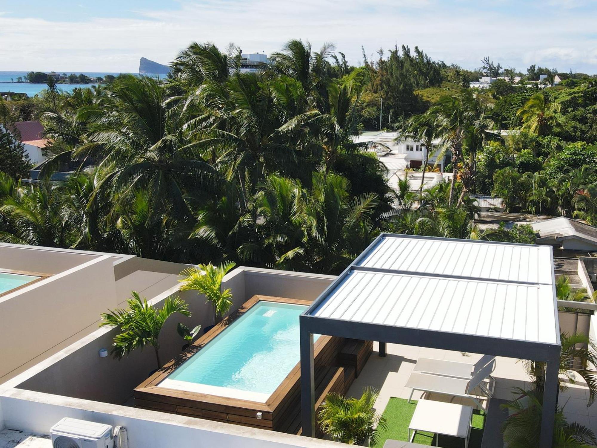 Eden-2 Bedrooms With Private Rooftop Terrace & Pool, Access To Private Beachclub, Ki Residences, Pereybere - Managed By Ksn Villa Grand Baie